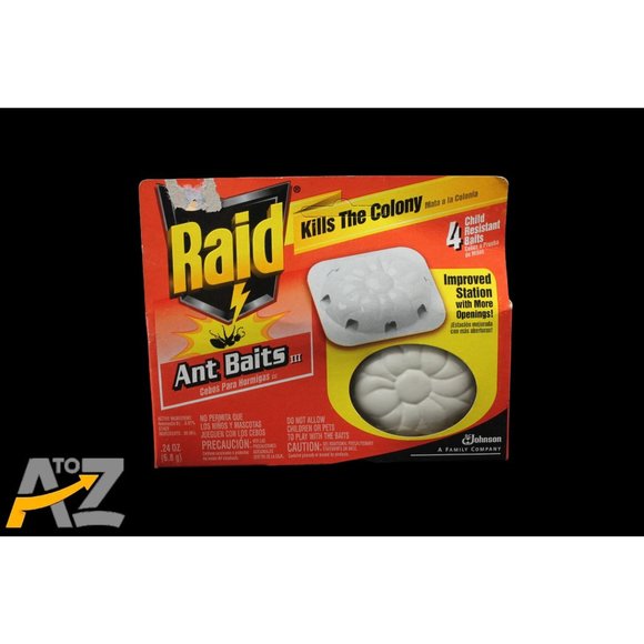 Lot Of 2 Packages of Ant Baits (total 8 baits) Raid S C Johnson Comp. New .24oz - Picture 9 of 11